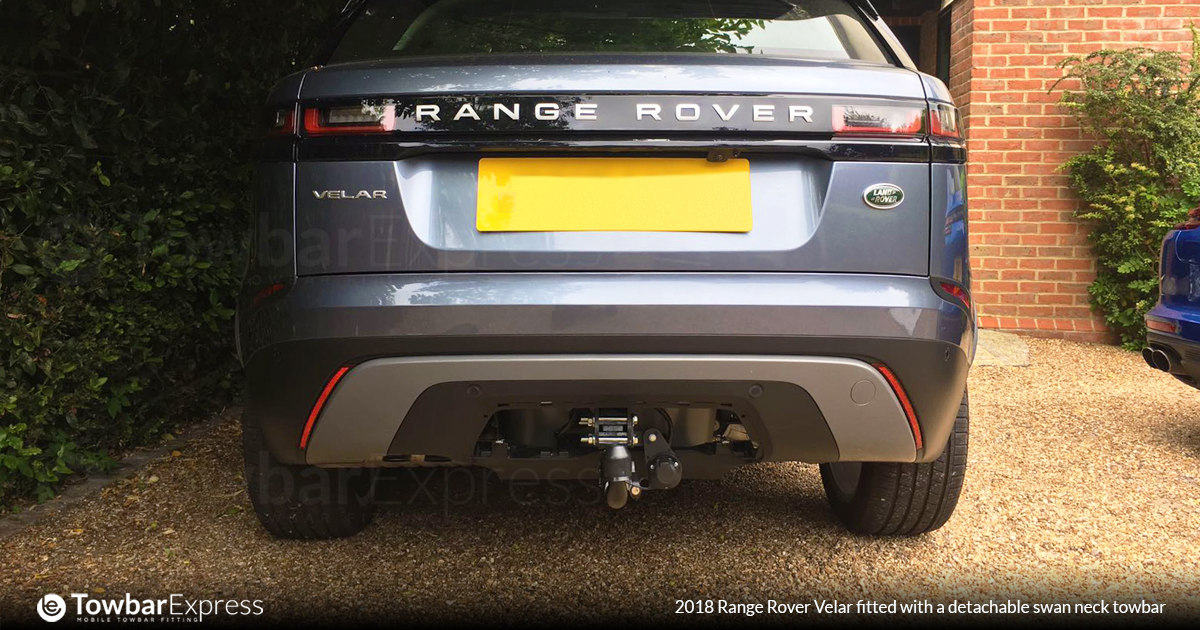 2018 Range Rover Velar detachable swan neck towbar